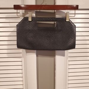 Express Black Clutch Bag